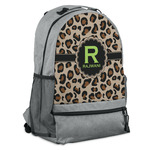 Granite Leopard Backpack - Grey (Personalized)