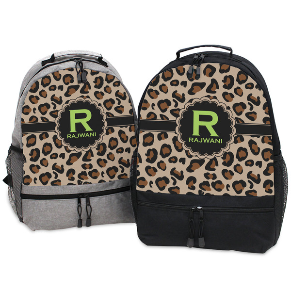 Granite Leopard Large Backpacks - Both