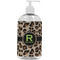 Granite Leopard Plastic Soap / Lotion Dispenser (16 oz - Large - White) (Personalized)