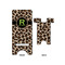 Granite Leopard Large Phone Stand - Front & Back