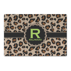 Granite Leopard Large Rectangle Car Magnet (Personalized)