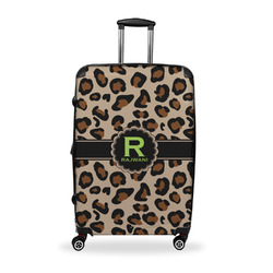 Granite Leopard Suitcase - 28" Large - Checked w/ Name and Initial
