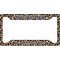 Granite Leopard License Plate Frame - Style A