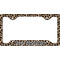 Granite Leopard License Plate Frame - Style C