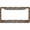 Granite Leopard License Plate Frame Wide