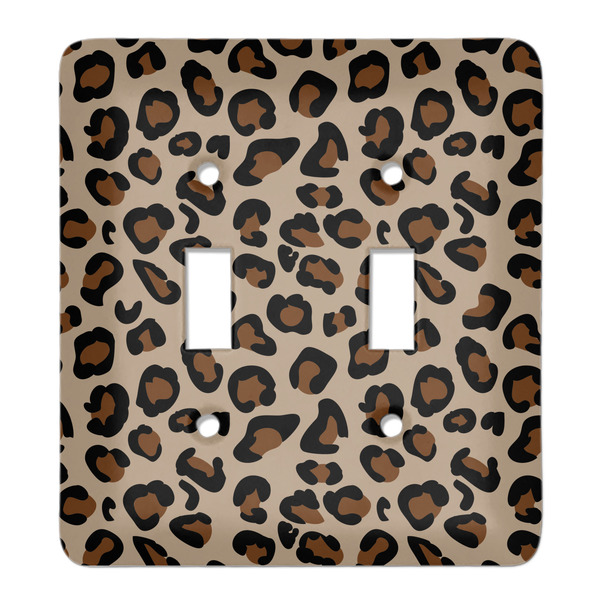 Custom Granite Leopard Light Switch Cover (2 Toggle Plate)