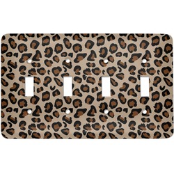 Granite Leopard Light Switch Cover (4 Toggle Plate)