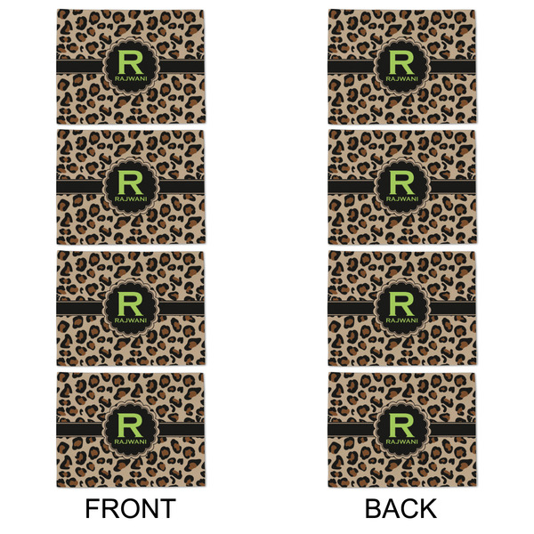 Granite Leopard Linen Placemat - APPROVAL Set of 4 (double sided)
