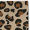 Granite Leopard Linen Placemat - DETAIL