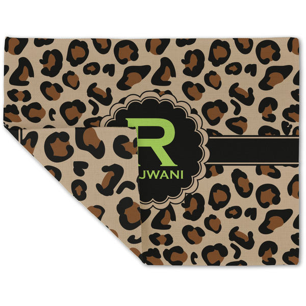 Granite Leopard Linen Placemat - Folded Corner (double side)