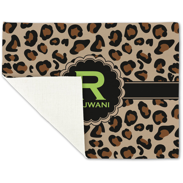 Granite Leopard Linen Placemat - Folded Corner (single side)