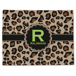Granite Leopard Single-Sided Linen Placemat - Single w/ Name and Initial