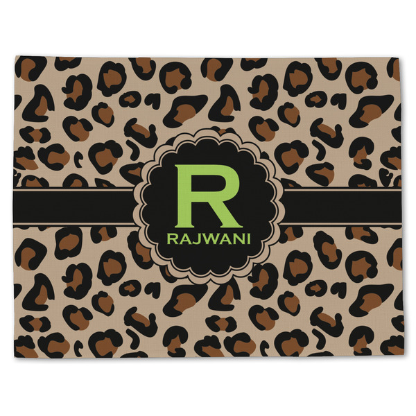 Granite Leopard Linen Placemat - Front