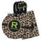 Granite Leopard Plastic Luggage Tag (Personalized)
