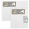 Granite Leopard Mailing Labels - Double Stack Close Up