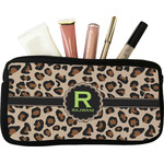 Granite Leopard Makeup / Cosmetic Bag - Small (Personalized)