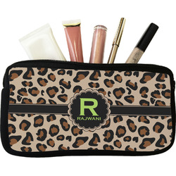 Granite Leopard Makeup / Cosmetic Bag (Personalized)