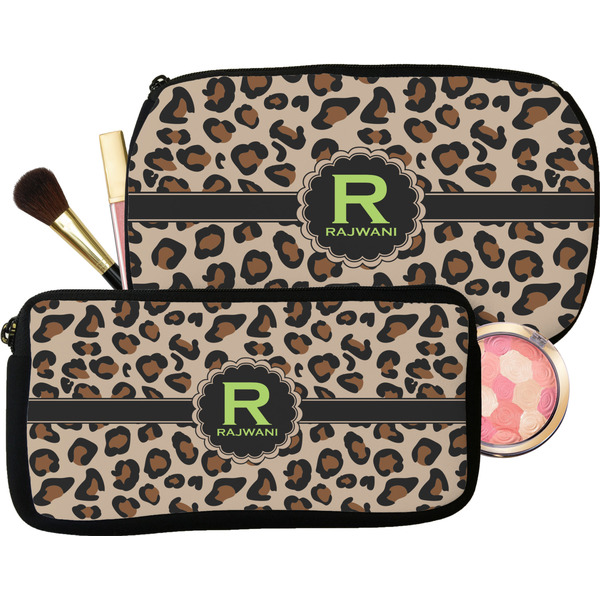 Granite Leopard Makeup / Cosmetic Bags (Select Size)