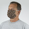 Granite Leopard Mask - Quarter View on Guy