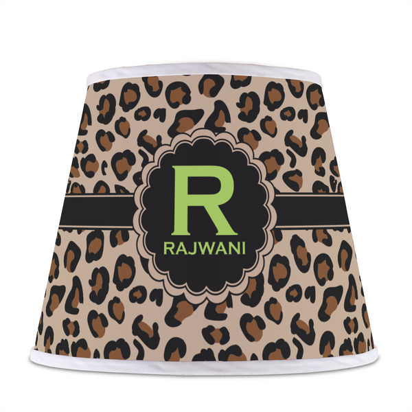 Granite Leopard Poly Film Empire Lampshade - Front View