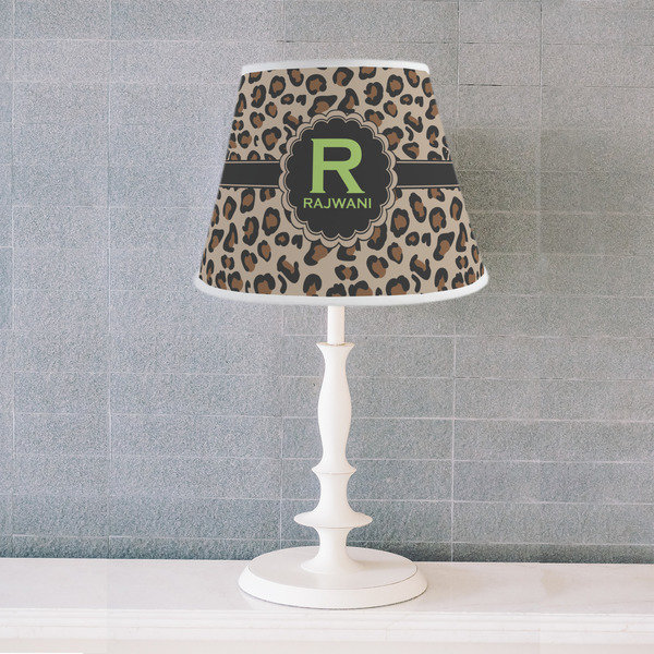 Granite Leopard Poly Film Empire Lampshade - Lifestyle