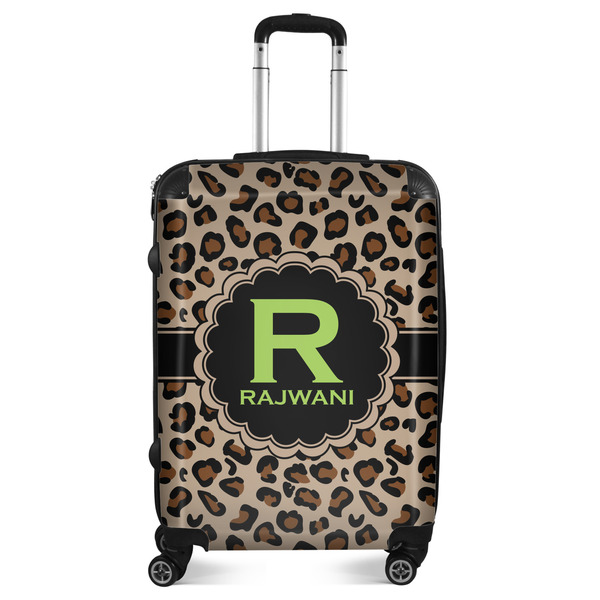 Custom Granite Leopard Suitcase - 24" Medium - Checked (Personalized)