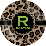 Granite Leopard Melamine Plate (Personalized)