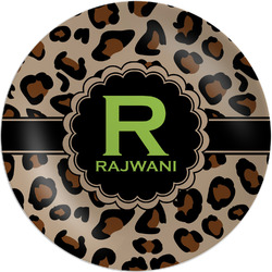 Granite Leopard Melamine Plate (Personalized)