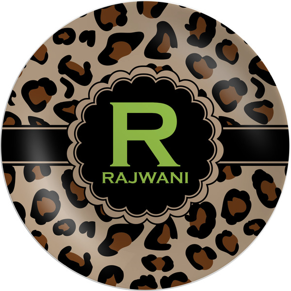 Custom Granite Leopard Melamine Salad Plate - 8" (Personalized)