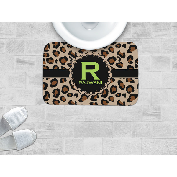 Granite Leopard Memory Foam Bath Mat - LIFESTYLE