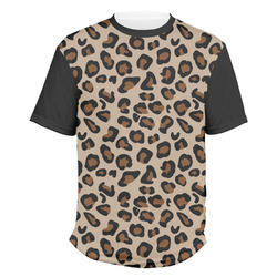 Granite Leopard Men's Crew T-Shirt - Large (Personalized)