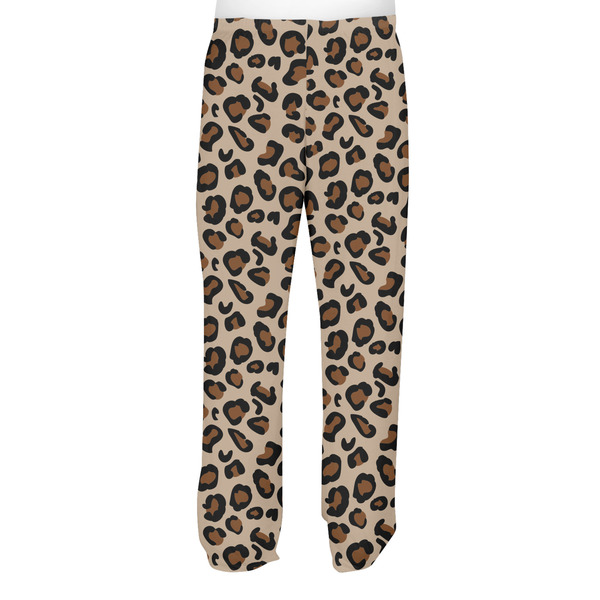 Granite Leopard Men's Pjs Back - on model