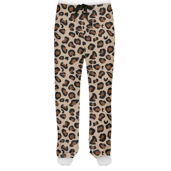 Granite Leopard Men's Pjs Front - on model