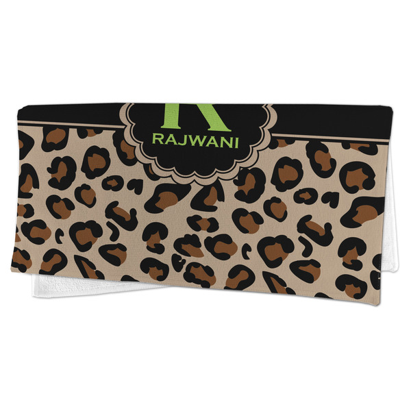 Granite Leopard Microfiber Dish Rag - FOLDED (half)