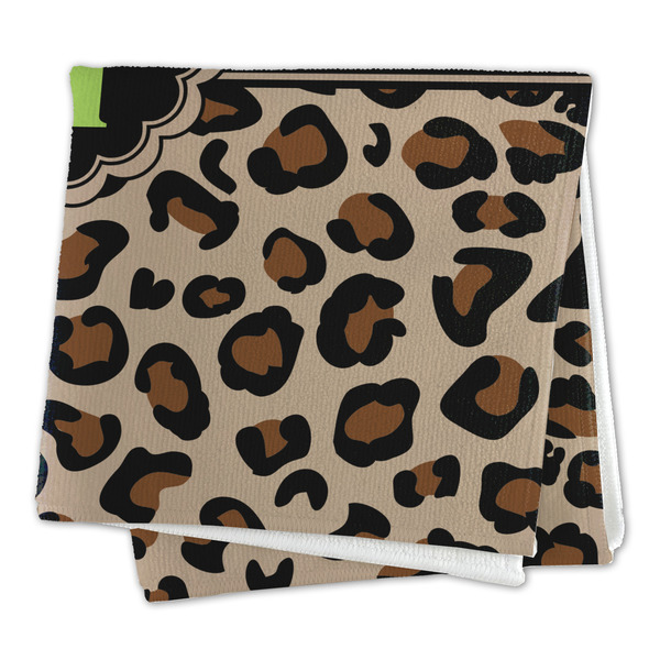 Granite Leopard Microfiber Dish Rag - FOLDED (square)
