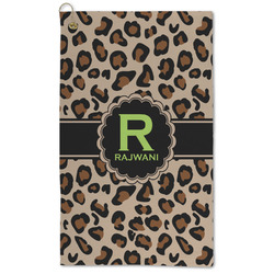 Granite Leopard Microfiber Golf Towel (Personalized)