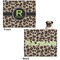 Granite Leopard Microfleece Dog Blanket - Large- Front & Back