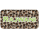 Granite Leopard Mini/Bicycle License Plate (2 Holes) (Personalized)