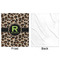 Granite Leopard Minky Blanket - 50"x60" - Single Sided - Front & Back