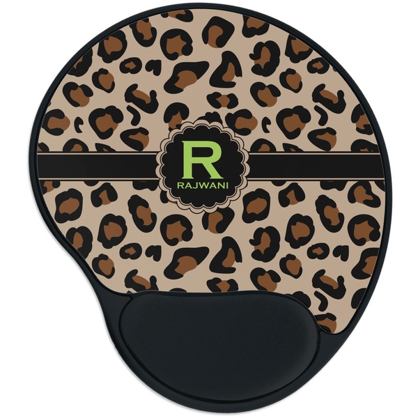 Custom Granite Leopard Mouse Pad with Wrist Support