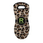Granite Leopard Neoprene Oven Mitt - Single w/ Name and Initial