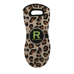 Granite Leopard Neoprene Oven Mitt w/ Name and Initial