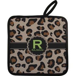 Granite Leopard Pot Holder w/ Name and Initial