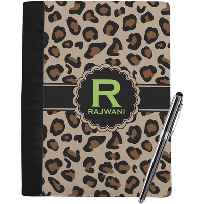 Granite Leopard Notebook Padfolio - Large w/ Name and Initial