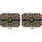 Granite Leopard Octagon Placemat - Double Print Front and Back