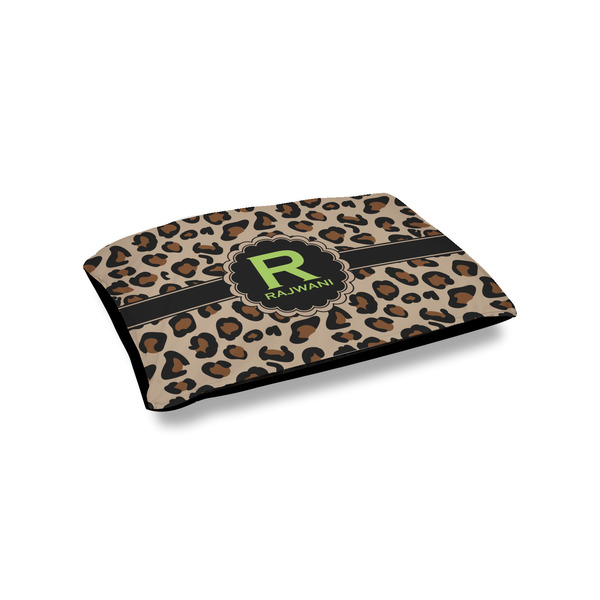 Custom Granite Leopard Outdoor Dog Bed - Small (Personalized)