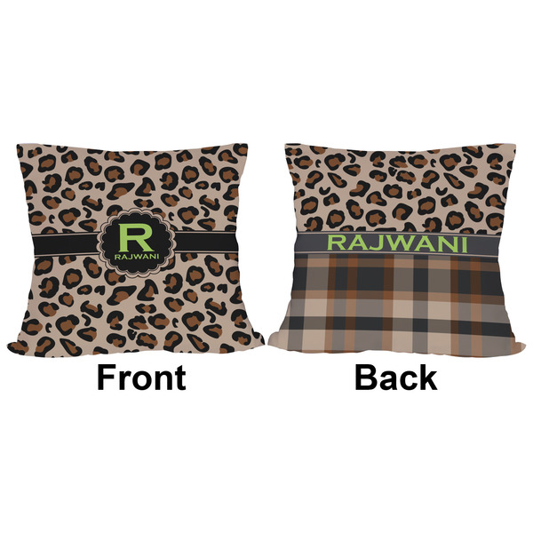 Granite Leopard Outdoor Pillow - 16x16