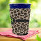 Granite Leopard Party Cup Sleeves - with bottom - Lifestyle