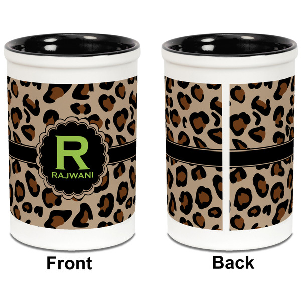 Granite Leopard Pencil Holder - Black - approval