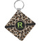 Granite Leopard Personalized Diamond Key Chain
